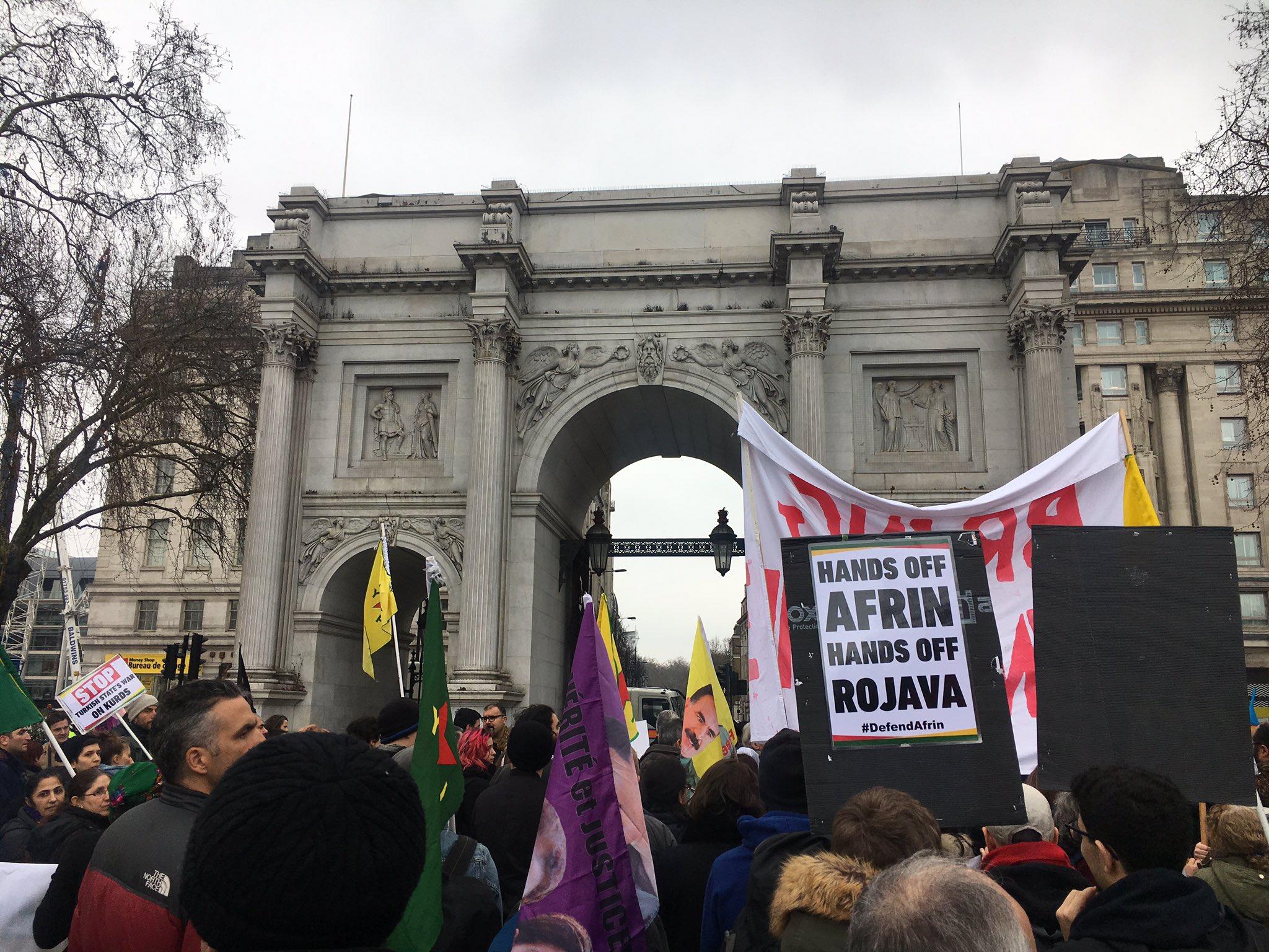 Hiljade ljudi na protestima širom Evrope protiv turskih napada na Kurde