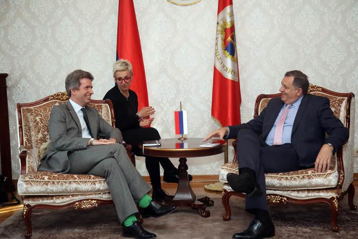 Dodik razgovarao s ambasadorom Fergusonom: RS opredijeljena za put ka EU