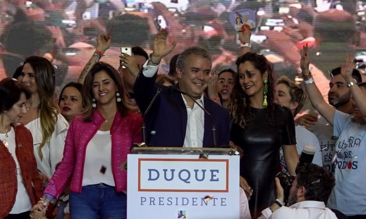 Novoizabrani predsjednik Kolumbije Ivan Duke pozvao na jedinstvo