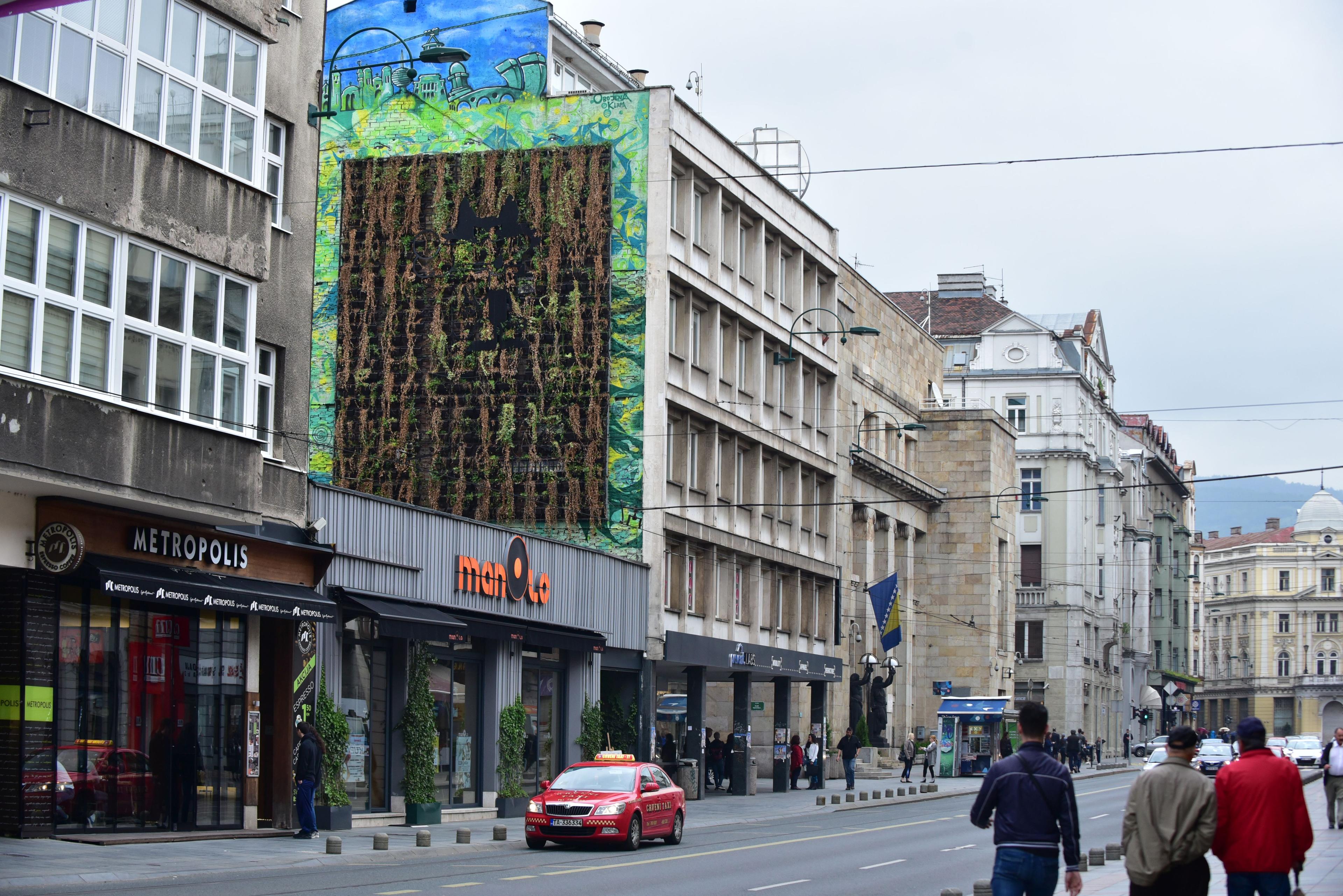 "Zelena fasada" propali projekt: Nova fasada bit će s motivima srebreničkog cvijeta - Avaz
