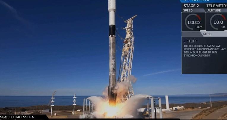"SpaceX" lansirao raketu s rekordna 64 satelita