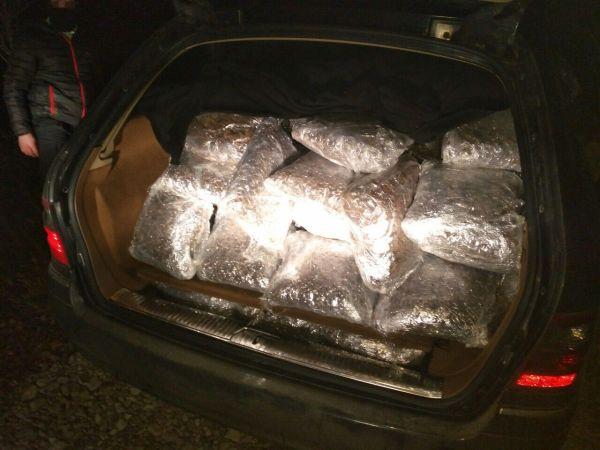 Pripadnici Granične policije BiH zaplijenili oko 200 kilograma skanka u Bileći
