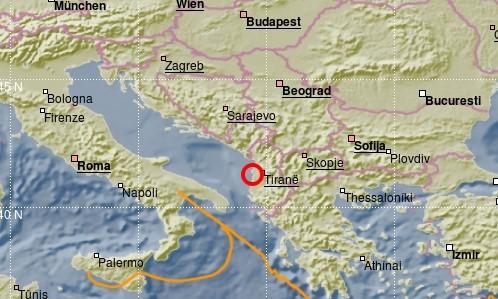 Zemljotres 33 kilometra od Tirane - Avaz