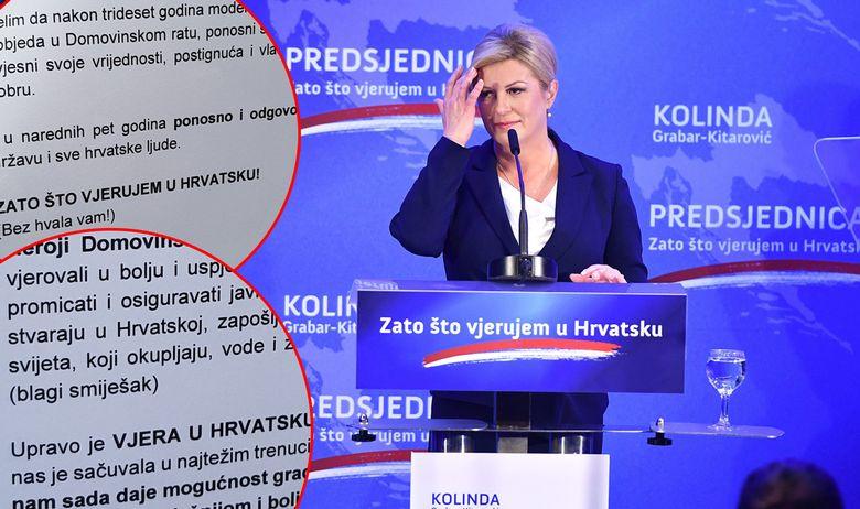 Objavljeni detalji: Gdje je Kolinda Grabar-Kitarović katastrofalno pogriješila?