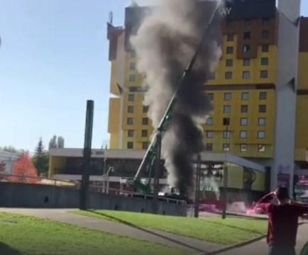 Eksplozija kod hotela "Holiday" u centru Sarajeva, povrijeđena dva radnika