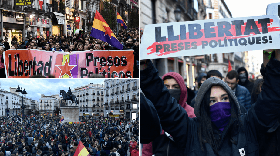 Hiljade demonstranata okupilo se sinoć u Madridu, 26 povrijeđenih