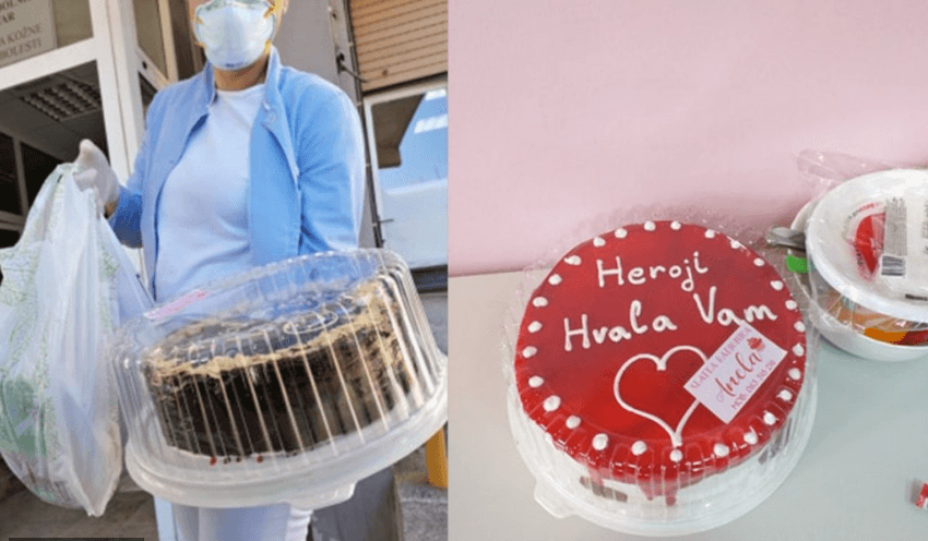 Heroji, hvala vam: Infektivnom odjelu u Mostaru stižu torte