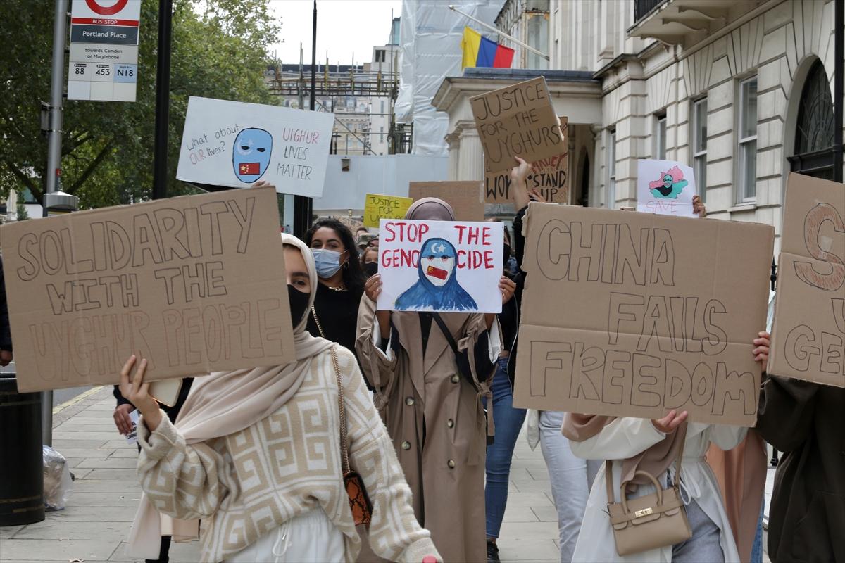 Protesti u Londonu zbog genocida nad muslimanima u Kini