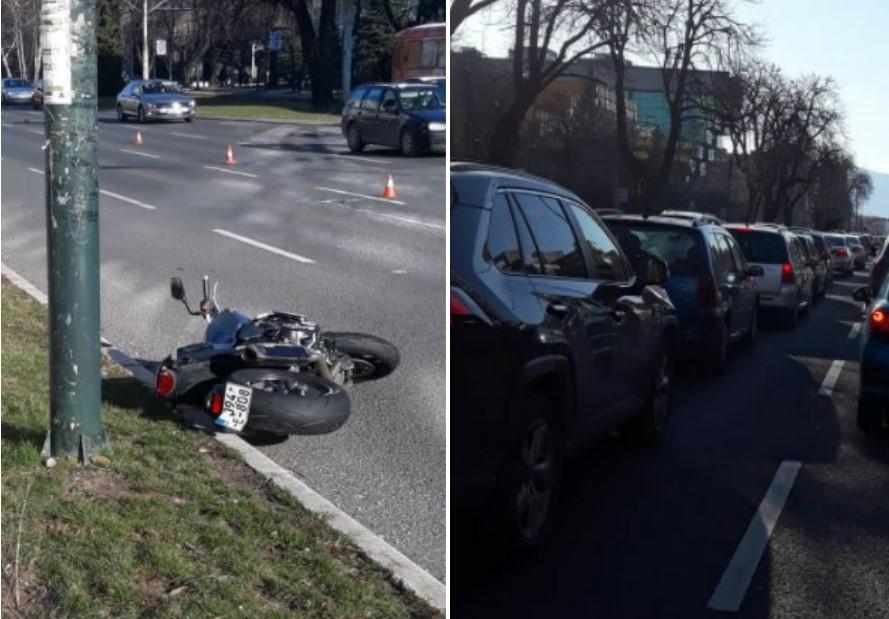 Motociklista pao u Sarajevu, odvezen na KUM