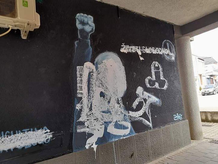 "New age četnici" oskrnavili mural posvećen Đorđu Balaševiću