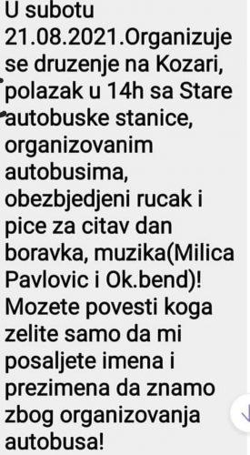 Jedna od poruka koju je objavio Vukanović - Avaz