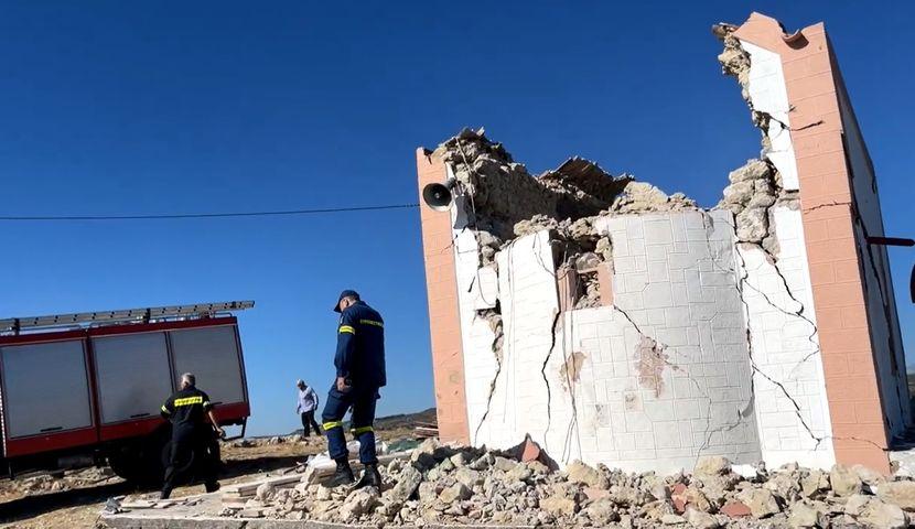 Prva žrtva zemljotresa na Kritu: Muškarac poginuo u crkvi
