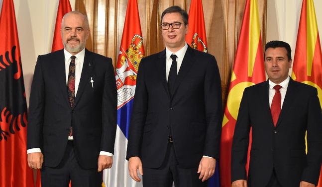 Rama, Vučić i Zaev: Naša vizija je da prevaziđemo socijalne, ekono mske i trgovinske prepreke - Avaz