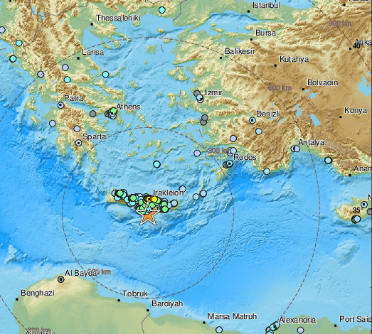 Snažan zemljotres pogodio Grčku, potres se osjetio i u Egiptu