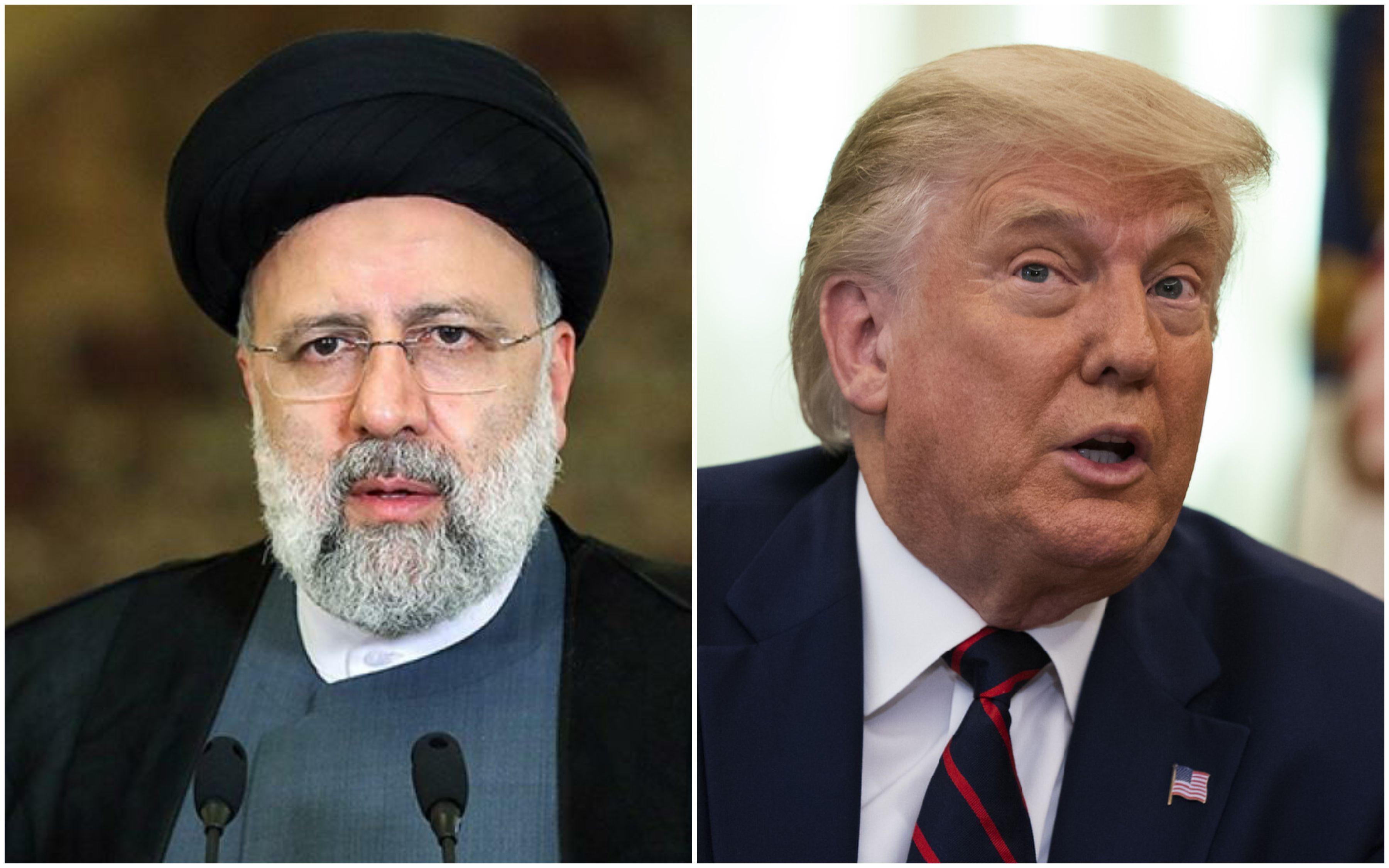 Iranski predsjednik Ebrahim Raisi i bivši predsjednik SAD Donald Tramp - Avaz