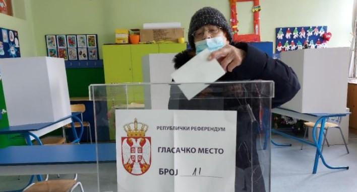 Referendum u Srbiji: Zatvorena glasačka mjesta, do 18 sati izašlo 25,25 odsto glasača