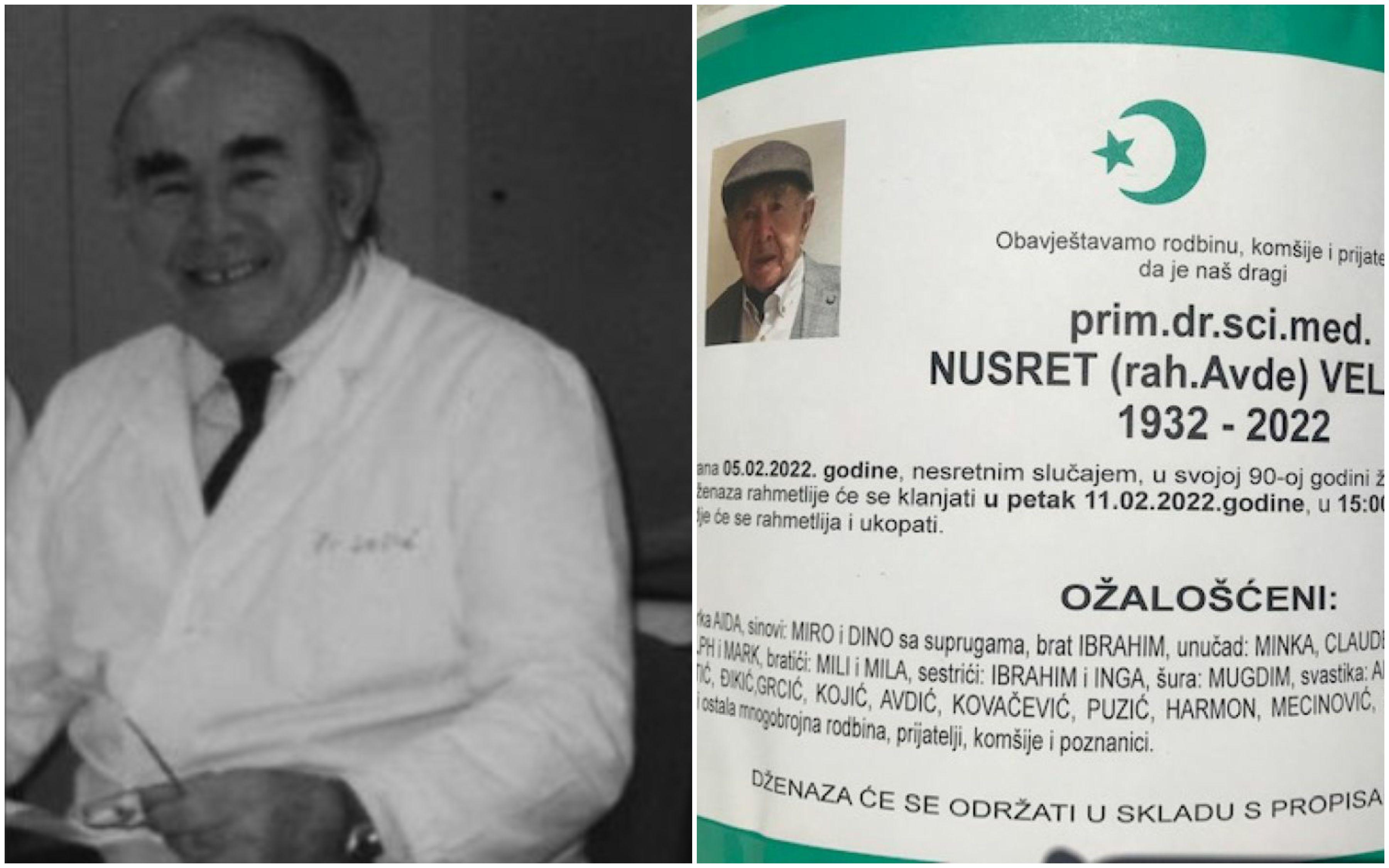 Preminuo ugledni mostarski ginekolog Nusret Velić - Avaz