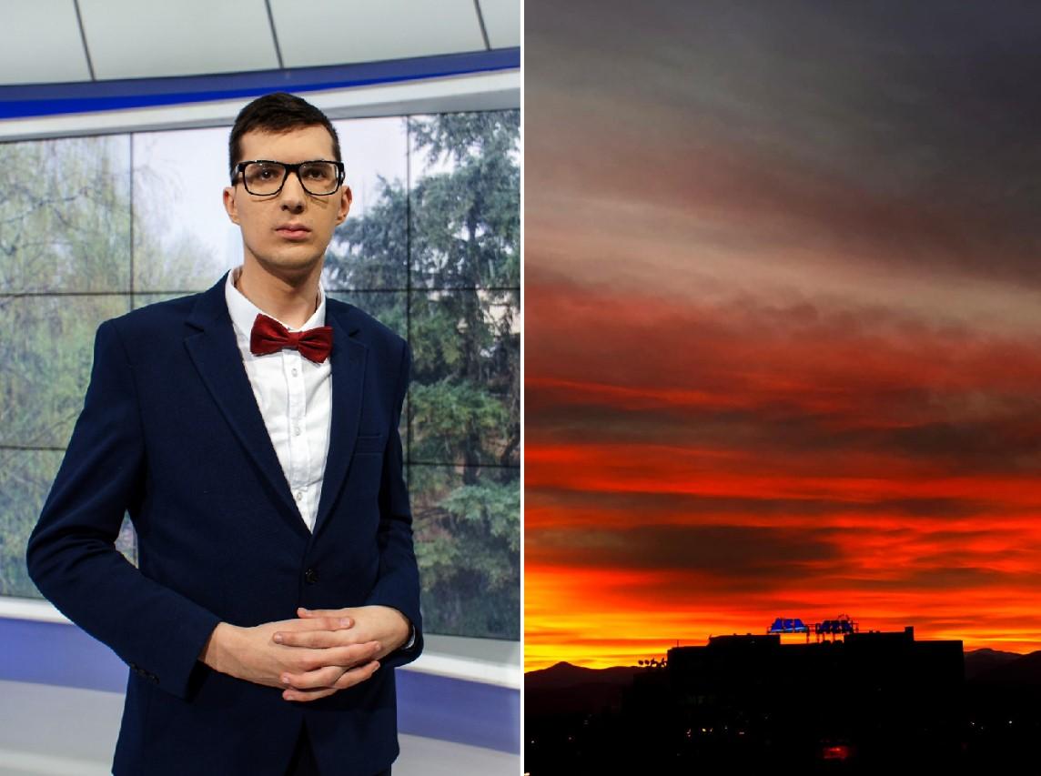 Meteorolog Nedim Sladić: Zašto je nebo crveno
