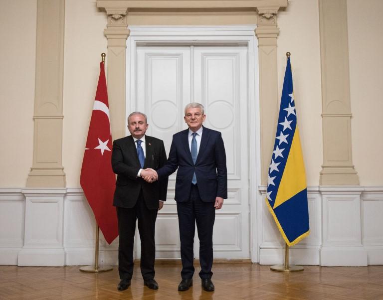 Džaferović se sastao sa predsjednikom Velike narodne skupštine Turske