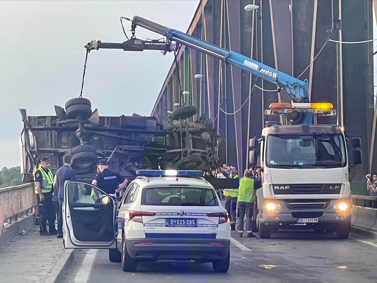 MUP Srbije: Uhapšen njemački državljanin zbog nesreće na Pančevačkom mostu