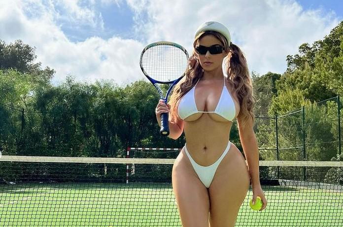 Kad Demi Rouz zaigra tenis: Vidi ti te loptice