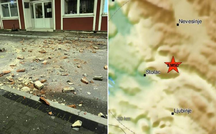 Zemljotres kod Stoca i Ljubinja - Avaz