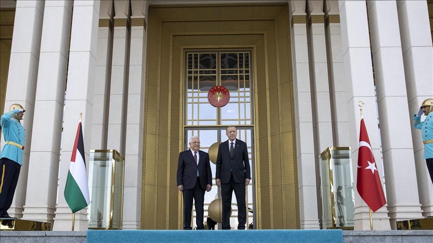 Turkish, Palestinian presidents meet for talks in Ankara