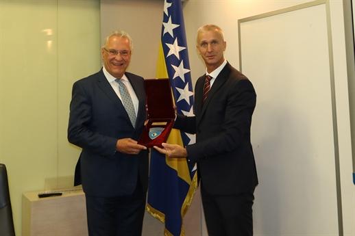 Mirsad Vilić primio u posjetu ministra unutrašnjih poslova Bavarske