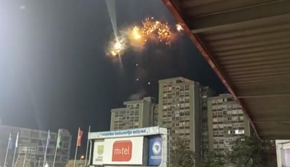 Nakon velike pobjede reprezentacije BiH: Pogledajte vatromet iznad Bilinog polja