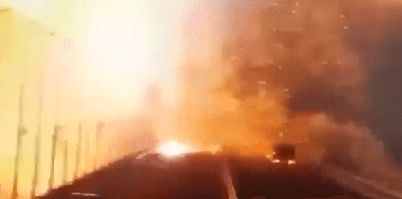 Objavljen snimak trenutka eksplozije na Krimskom mostu