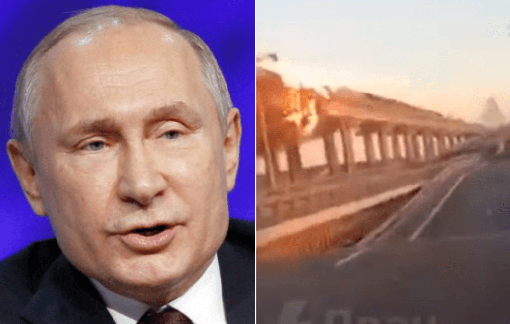 Rusi tvrde: Kamion bomba izazvala požar i urušavanje mosta na Krimu