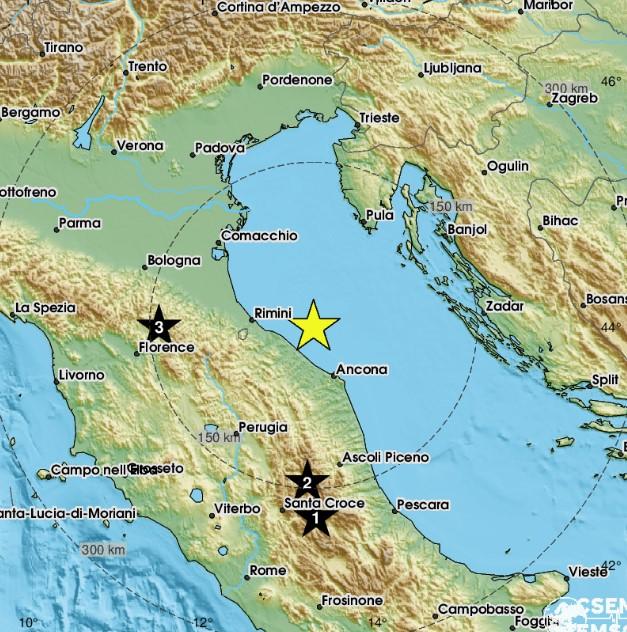 Snažan zemljotres pogodio Jadran
