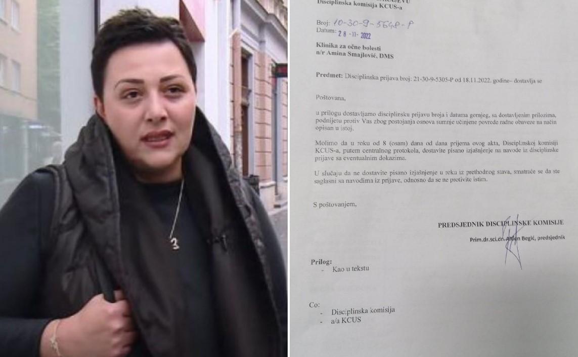 Majci Nadin Smajlović uručena disciplinska prijava: Navodno povrijedila radnu obavezu