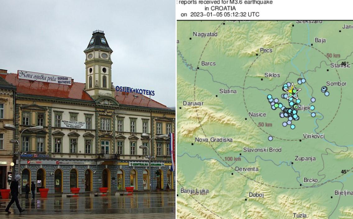 Zemljotres kod Osijeka: "Probudilo me, čak je i struje nestalo na par minuta"