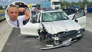 "Slovenački Roki" doživio nesreću pred meč karijere: Automobil je potpuno smrskan