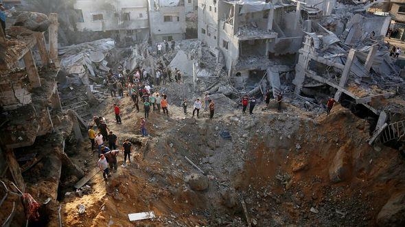 Ruševine u Gazi - Avaz