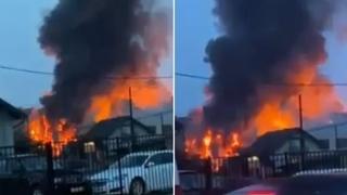 Požar kod Tešnja: Vatrogasci iz Doboja i Tešnja gase vatrenu stihiju