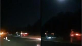 Video / Udes na autoputu između Visokog i Podlugova: Policija na terenu