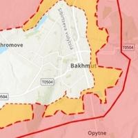 Institut za proučavanje rata objavio  kartu Bahmuta: Rusi drže 40 posto grada