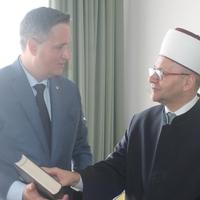 Bećirović posjetio mostarskog muftiju: Razgovarali o sigurnosti i ljudskim pravima
