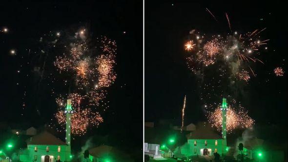 Stanovnici Žepe od ramazana su se oprostili vatrometom ispred džamije Mehmeda ef. Hajrića - Avaz