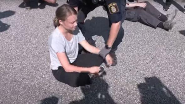 Greta Tunberg uklonjena s protesta - Avaz