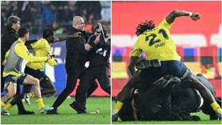 Video / Fudbaler Fenerbahčea nokautirao navijača koji je napao njegove saigrače