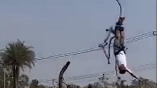 Tokom bungee jumpinga pukla sajla: Muškarac jedva preživio
