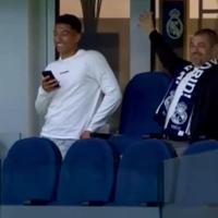 Video / Otac zvijezde Real Madrida slavio gol na tribinama: "Ukrao" način proslave od sina