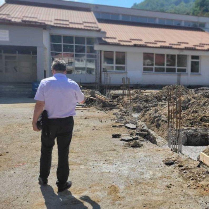Počela izgradnja fiskulturne sale u područnoj školi u Potočarima