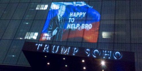Putin na fasadi Trumpovog hotela: Drago mi je da sam pomogao