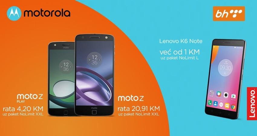 Novo u ponudi BH Telecoma: Motorola pametni telefoni