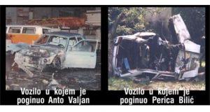 Vozila u kojima su poginuli policajci Valjan i Bilić - Avaz