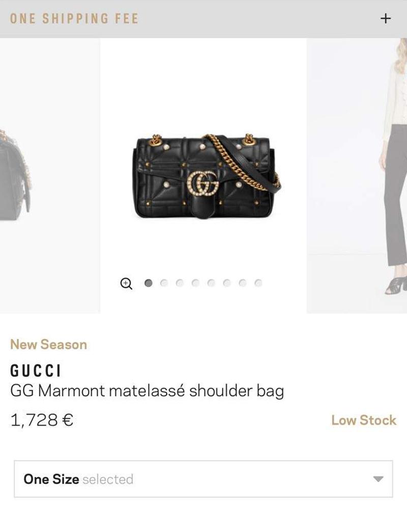 Torba „Gucci“ koju posjeduje i Sebija: Cijena 1.728 eura plus 17 posto PDV-a i 11 posto carinskih troškova - Avaz
